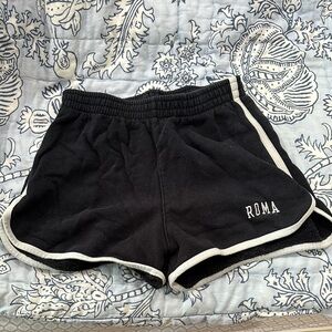 Brandy Melville Navy Blue Roma Sweatshorts